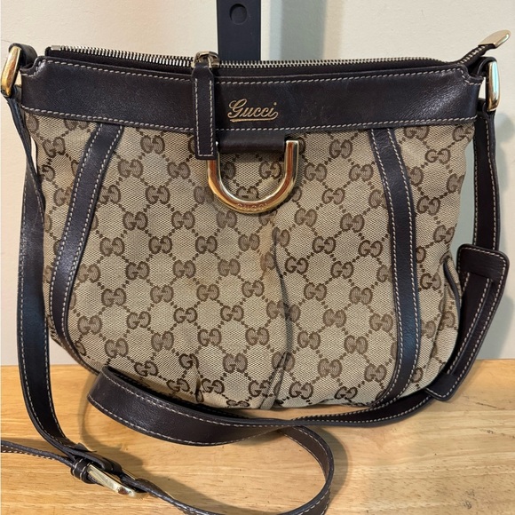 Gucci Abby D-Ring Canvas Crossbody - Picture 1 of 15